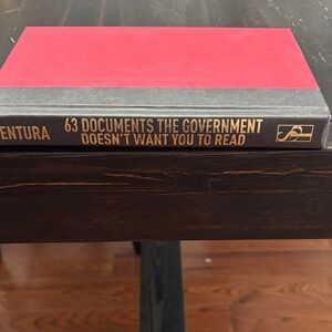 Red and Black Hardcover Book Jesse Ventura